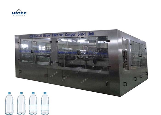China Máquina de rellenar conducida eléctrica 3 del agua automática en 1 CGF18-18-6 garantía de 1 año proveedor